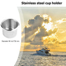 1pc Stainless Steel Cup Drinking Holder for Marine Boat Car Truck Camper Limo