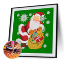 2PCS Diamond Painting Partial Special Drill Christmas Picture of Rhineston