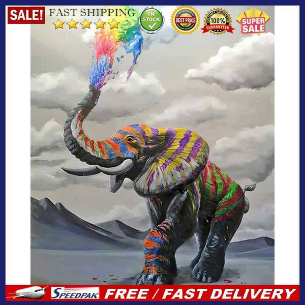 Animal Oil Paint By Numbers Kits Canvas DIY Home Decoration Kids Gift No Frame