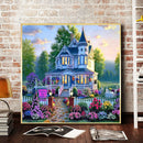 DIY Diamond Painting Kits Full Round Drill Garden Villa Mosaic Home Decoration