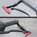 Motorcycle Handguards CNC Aluminum Hand Guards for 7/8 Handlebar (Red) Newly