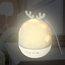 LED Rotating Night Light Projector Bluetooth Lamp Bedroom Lamp for Baby Gifts
