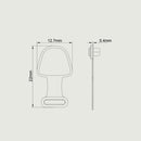 #A Silicone Phone Charging Port Dust Plug for Phone Pad Anti-lost Charger Dock