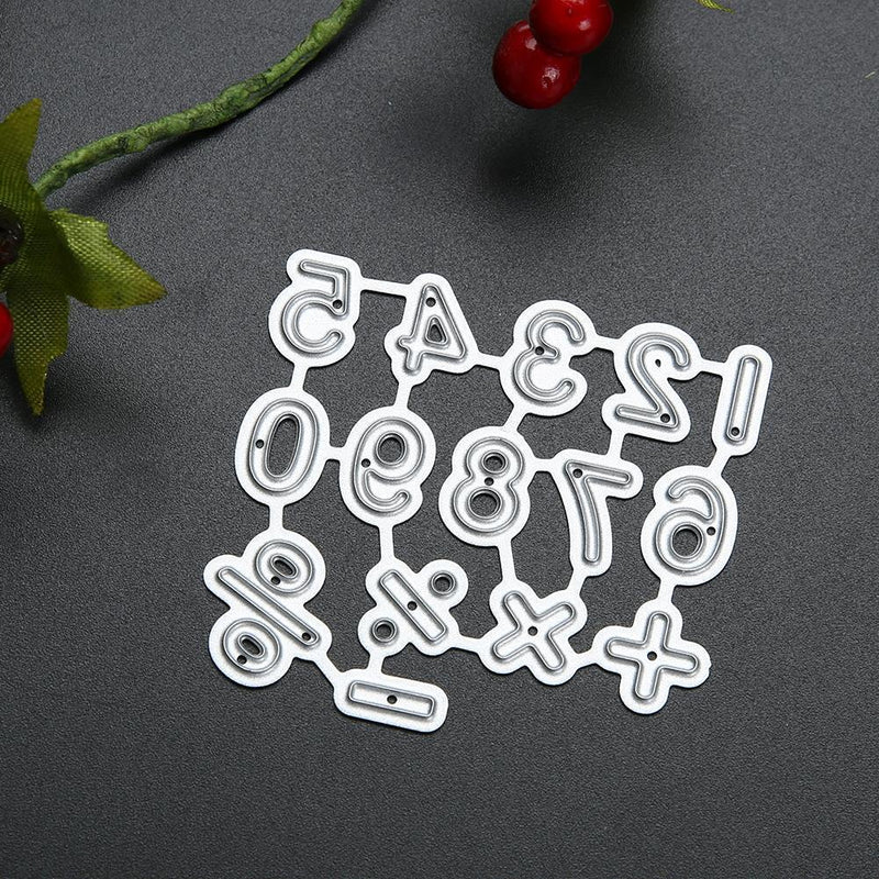 Numbers Dying Board Cutting Dies Stencils for DIY Scrapbooking Craft A