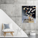 Butterfly Published Book Oil Color by Numbers Kit Frameless Drawing Picture