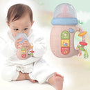 Bite Teether Milk Bottle Children Toys Education Soothing Vocal Music Phone