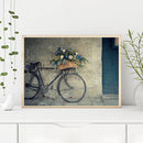 Frameless Oil Paint By Numbers Bicycle DIY Canvas Picture Craft for Home