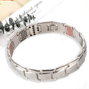 Magnetic Health Bracelet Power Therapy Detachable Bangle Chain (Sliver) Newly