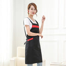 Unisex Lovely Solid Cooking Kitchen Restaurant Bib Apron with PocketBlack)