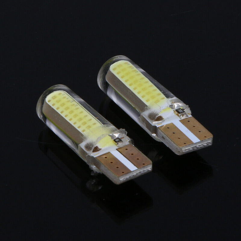 4 X W5W 168 T10 3W Shows Wide Light Silicone License Plate Reading Lamp Newly