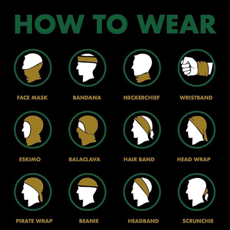 Sports Cycling Neck Tube Scarf Summer Outdoor Running Bandana Headband (3) Newly