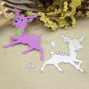 Christmas Deer Cutting Dies Stencil DIY Scrapbooking Album Paper Card-15743