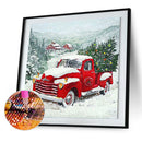 5D Red Car Diamond Painting Kit Round Drill Rhinestone Picture Craft for Gi