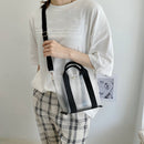Women Transparent Shoulder Messenger Bag Beach Vacation Fashion Tote Handbags