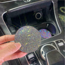 Bling White Car Accessories Women Cup Holder Insert Interior Coaster Auto R2O6