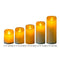 Flameless LED Candle Light Flickering Wedding Home Party Decor (7.5x15cm)