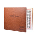 6 String Guitar Book Portable PU Leather Covers Folding Guitar Chart Sheet
