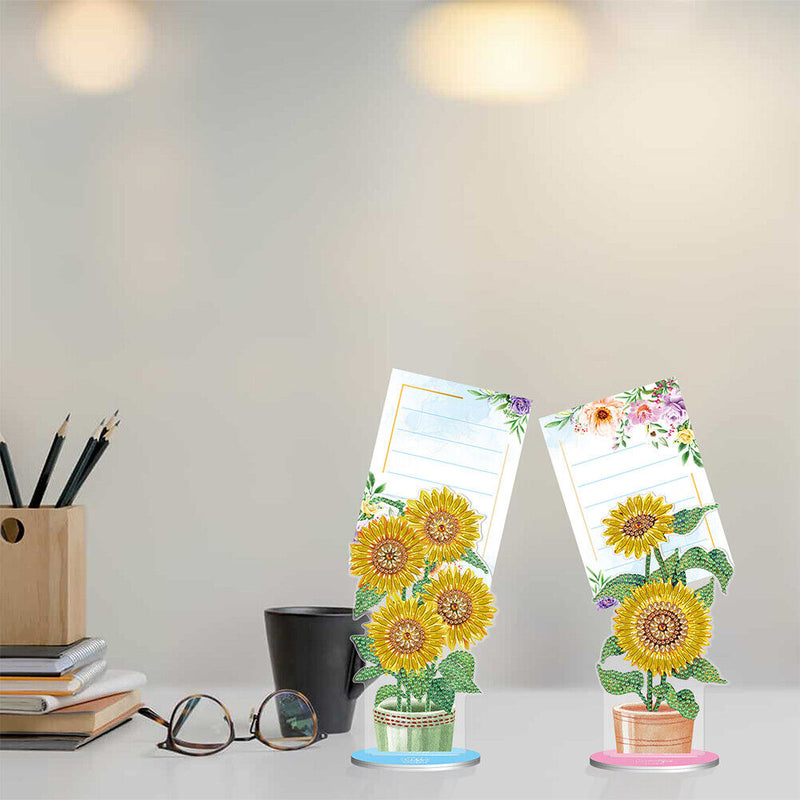 2pcs Diamond Painting Note Holder Valentine Gift Card Table Stand (BQJ04) Newly