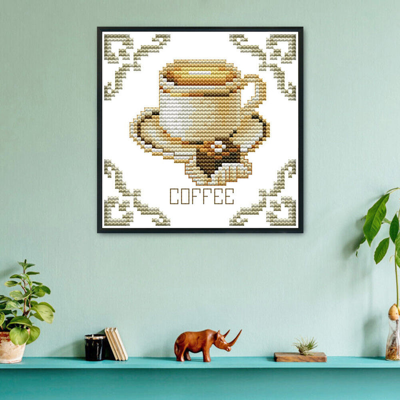 Landscape House Cross Stitch Embroidery Kits DIY Stamped Picture 14CT Art Crafts