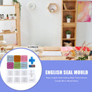DIY English Seal Mould Casting Molds Tools Crystal Drop Silicone Epoxy Craft