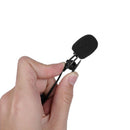 Clip On Lapel Microphones Lavalier Mic Handsfree For Phone PC Recording