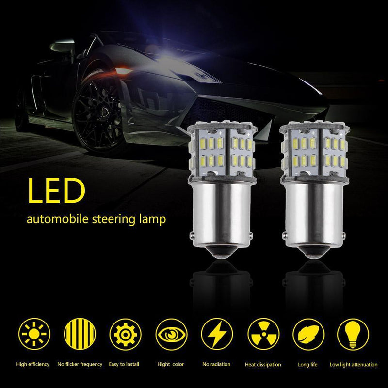 1Pcs DC 12-24V 3014 54SMD Led Car Car Indicator Reverse Lamp Lamp Car Reve
