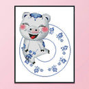 Partial Embroidery Zodiac Pig Stamped Canvas DIY 14CT Needlework Sets Home Decor
