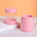 Visible Makeup Brush Holder Travel Cosmetic Pens Storage Organizer (Pink) Newly