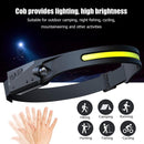 LED Headlamp, Running Camping Cycling 350lm Waterproof Induction Headlight
