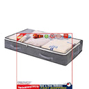 Under Bed Storage Organizer Reinforced Handle Clear Window for Clothing Newly
