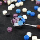 100pcs Retro Octagon Wax Seal Grain Fire Painting for Stamping Envelopes Newly