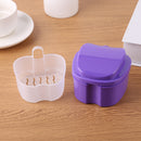 Cleaning Teeth Storage Boxes Oral Denture False Teeth Nursing Net Container