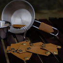 Handle Cover Shera Bowl Gloves Triangular Leather Buckle Camp Bowl Cover