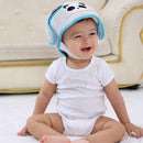 Soft Baby Anti Fall Head Protection Cap Adjustable Safety Helmet (Blue) Newly