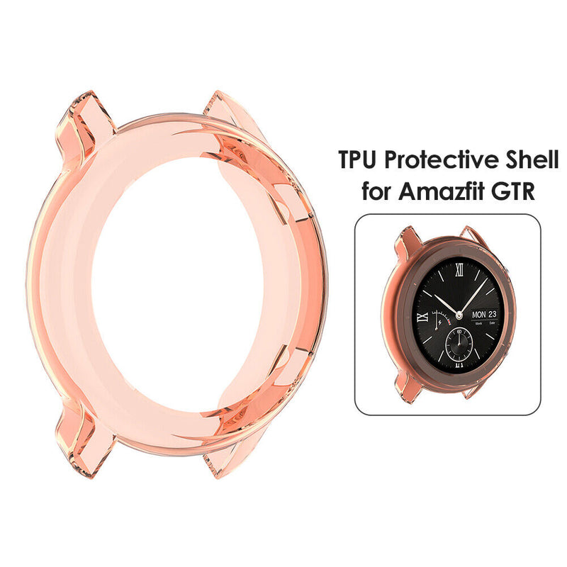 TPU Watch Case Cover for Amazfit GTR 42mm Smart Watch Accessories (Orange) Newly