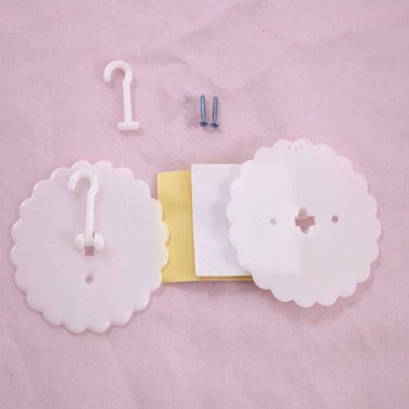12cm Ceiling Sticky Hooks Screw Net Hanger Wall Household Tools Supplies F7X0