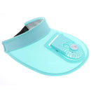 Breathable Summer Hat with Fan Sunscreen Visor Cap Fishing Hat for Sport Outdoor
