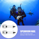 2x Stainless Steel Spearfishing Spear Band Wishbone Nail Fish Fork Fishing Tool
