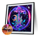 5D DIY Diamond Painting Full Round Drill Colored mushroomsof Rhinestone