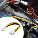 5pcs 4Pin to 8Pin Convert Power Cable Connector Extension Cable