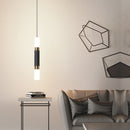 Dining Room Bedside Lamp Modern Style Straight Ceiling Light LED Pendant Lamp