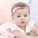 Fashion Headwear Hair Accessories Floral Cotton Bowknot Elastic Baby Headband