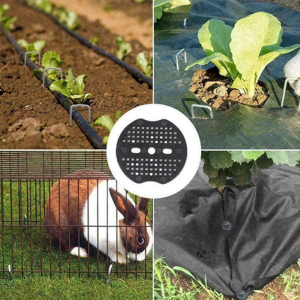 U-shape Clamp Fixing Washer Horticultural Planting Yard Garden Nails T0L8
