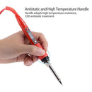 Digital Temperature Adjustable Electric Soldering Iron Tin Welding Pen (EU)
