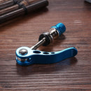 Aluminium Alloy Quick Release Bike Seat Post Clamp Seatpost Skewer blue Newly