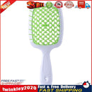 Wide Teeth Air Cushion Comb Scalp Massage Salon Hair Brush (White Green) Newly