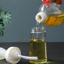 Kitchen Silicone Oil Bottle Barbecue Grill Brush Dispenser Baking Tools