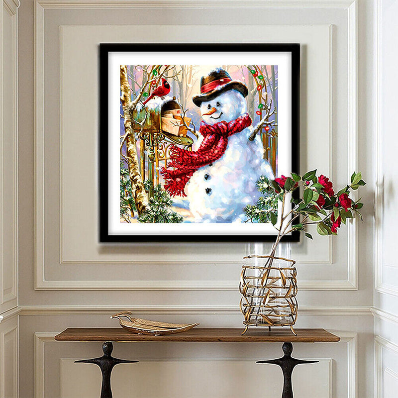 5D DIY Full Drill Diamond Painting Christmas Snowman Cross Stitch (B1450) Newly