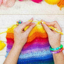 9pcs Multi Colour Crochet Hooks Yarn Knitting Needles F5K1 Tool C3J8 T4P7 R8J2