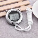 Chronograph Metal Digital Timer Stopwatch Sports Counter Waterproof Stopwat